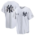 NY.Yankees KAWS White seanshop Stadium Stitched Jerseys