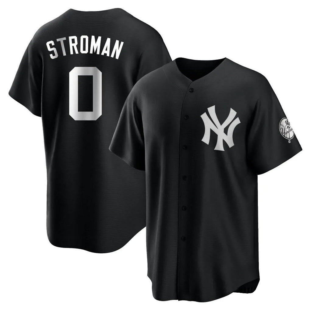 Seanshop NY.Yankees #0 Marcus Stroman Player Black Game Stitched Jerseys
