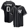 Seanshop NY.Yankees #0 Marcus Stroman Player Black Out Game Home Stitched Jerseys