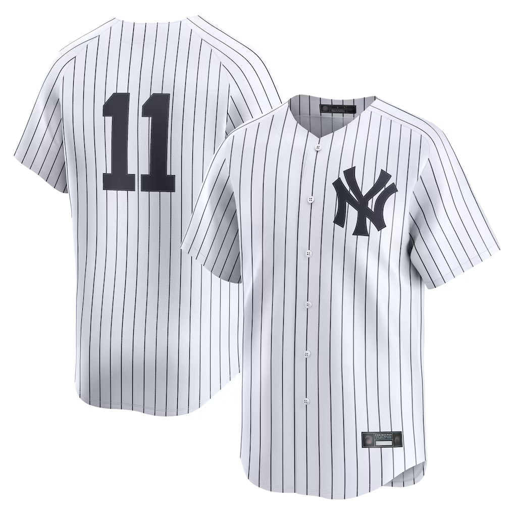 Seanshop NY.Yankees #11 Anthony Volpe Player White Limited Home Stitched Jerseys