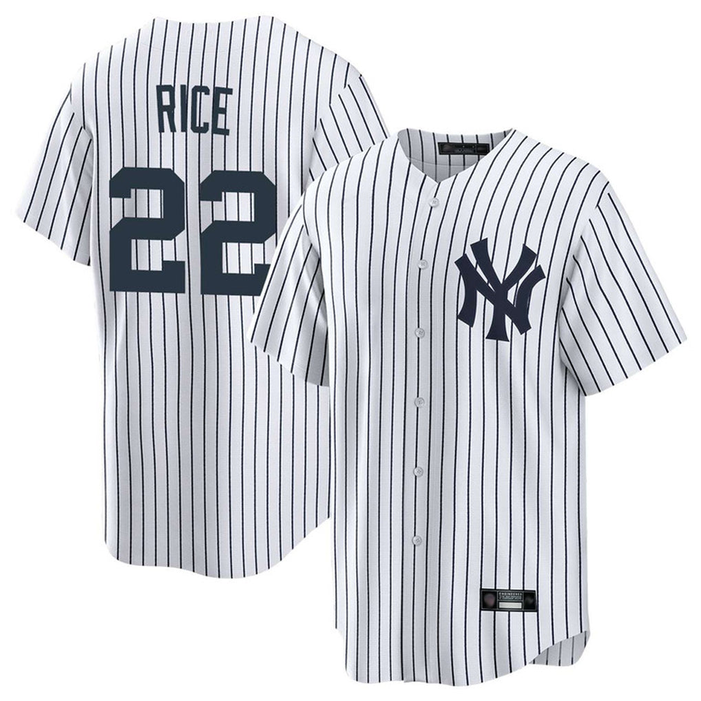 Seanshop NY.Yankees #22 Ben Rice Player White Game Home Stitched Jerseys