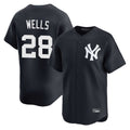 Seanshop NY.Yankees #28 Austin Wells Player Navy Alternate Limited Home Stitched Jerseys