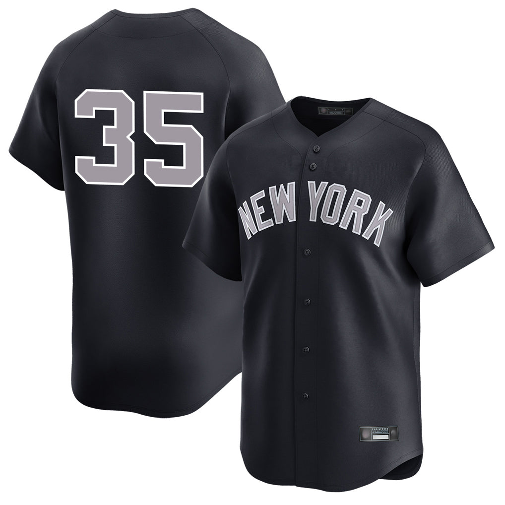 Seanshop NY.Yankees #35 Cody Bellinger Player Navy Limited Home Stitched Jerseys
