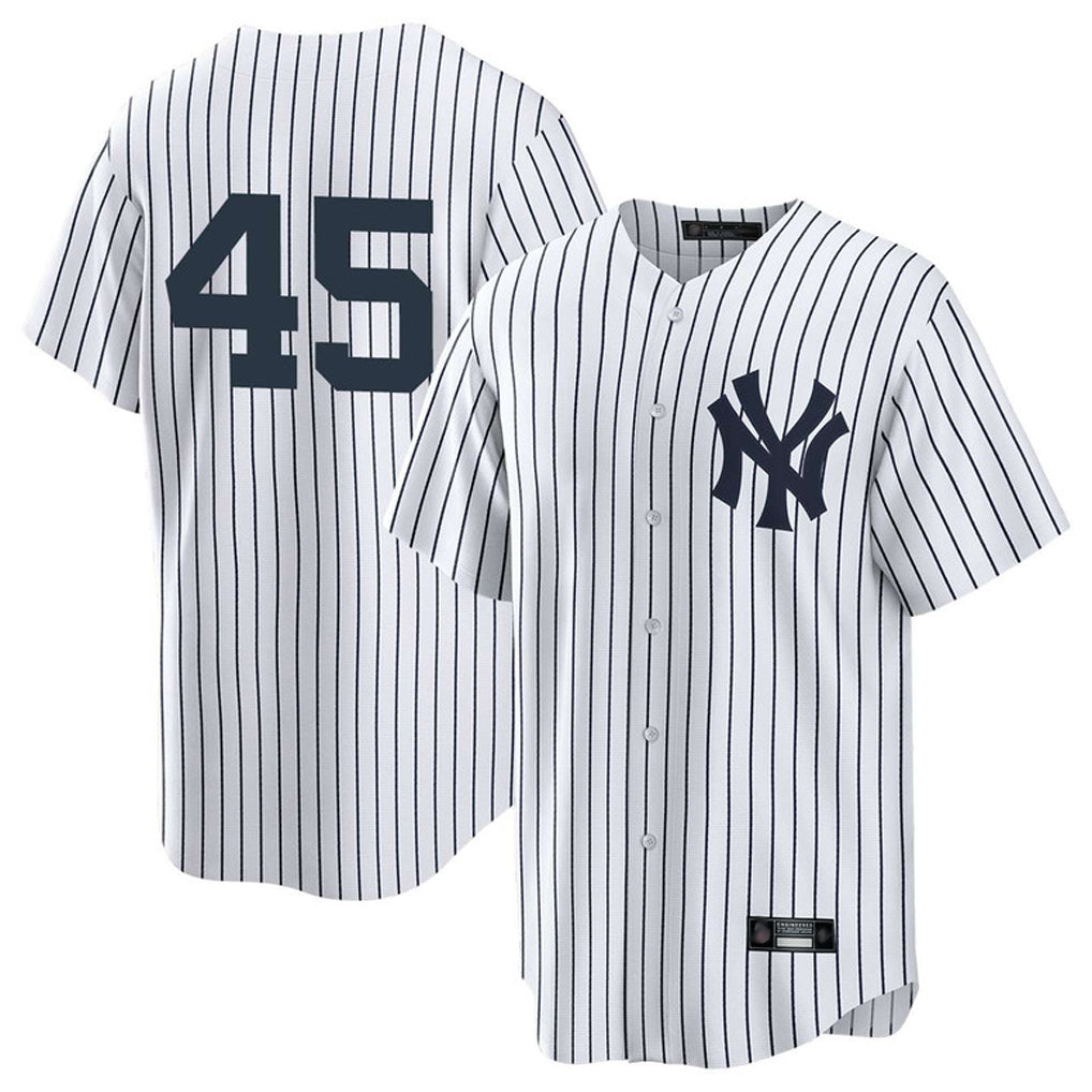 Seanshop NY.Yankees #45 Gerrit Cole Player White Game Home Stitched Jerseys