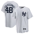 Seanshop NY.Yankees #48 Paul Goldschmidt Player White Game Home Stitched Jerseys