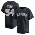 Seanshop NY.Yankees #54 Max Fried Player Navy Limited Home Stitched Jerseys