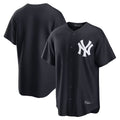 Seanshop NY.Yankees Blank Player Navy Replica Game Stitched Jerseys