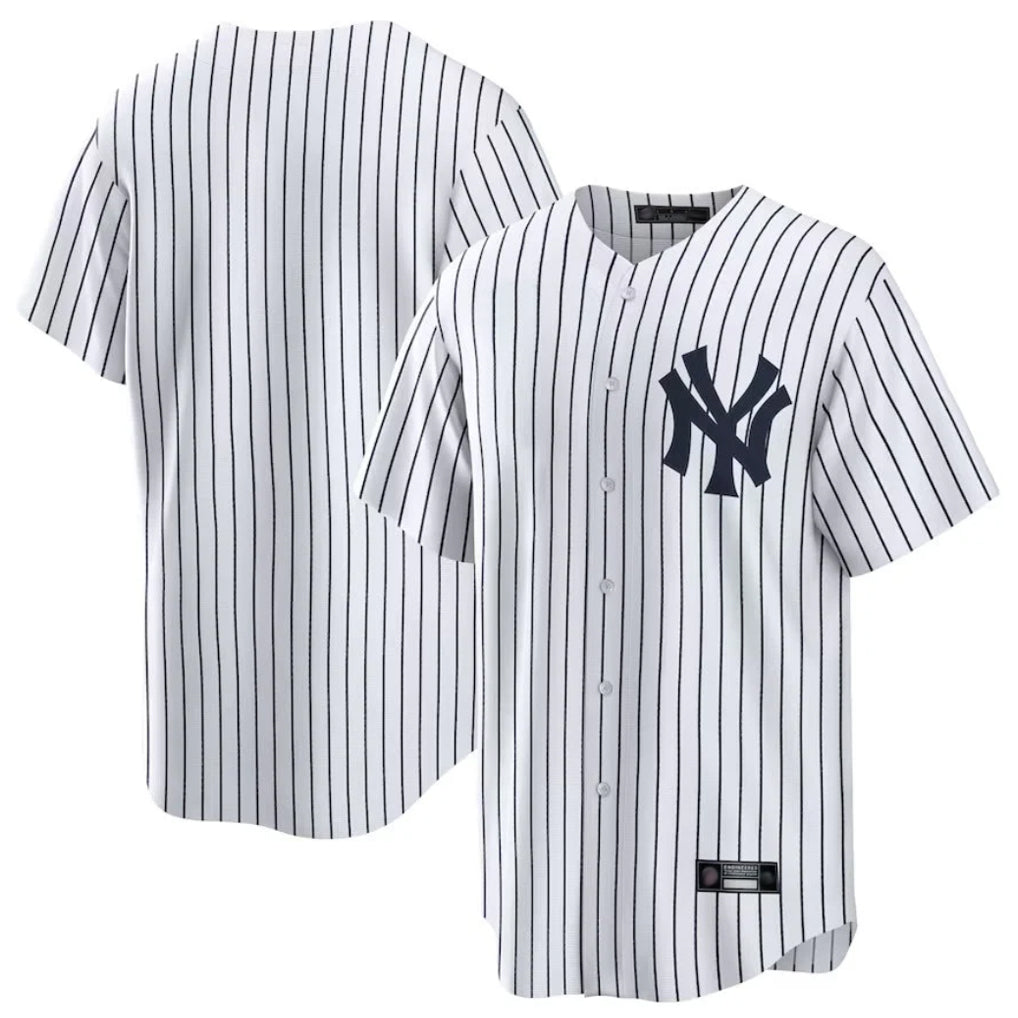 Seanshop NY.Yankees Blank Player White Game Stitched Jerseys