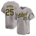 Seanshop Athletics #25 Brent Rooker Player Kelly Grey Home Limited Personalized Jerseys