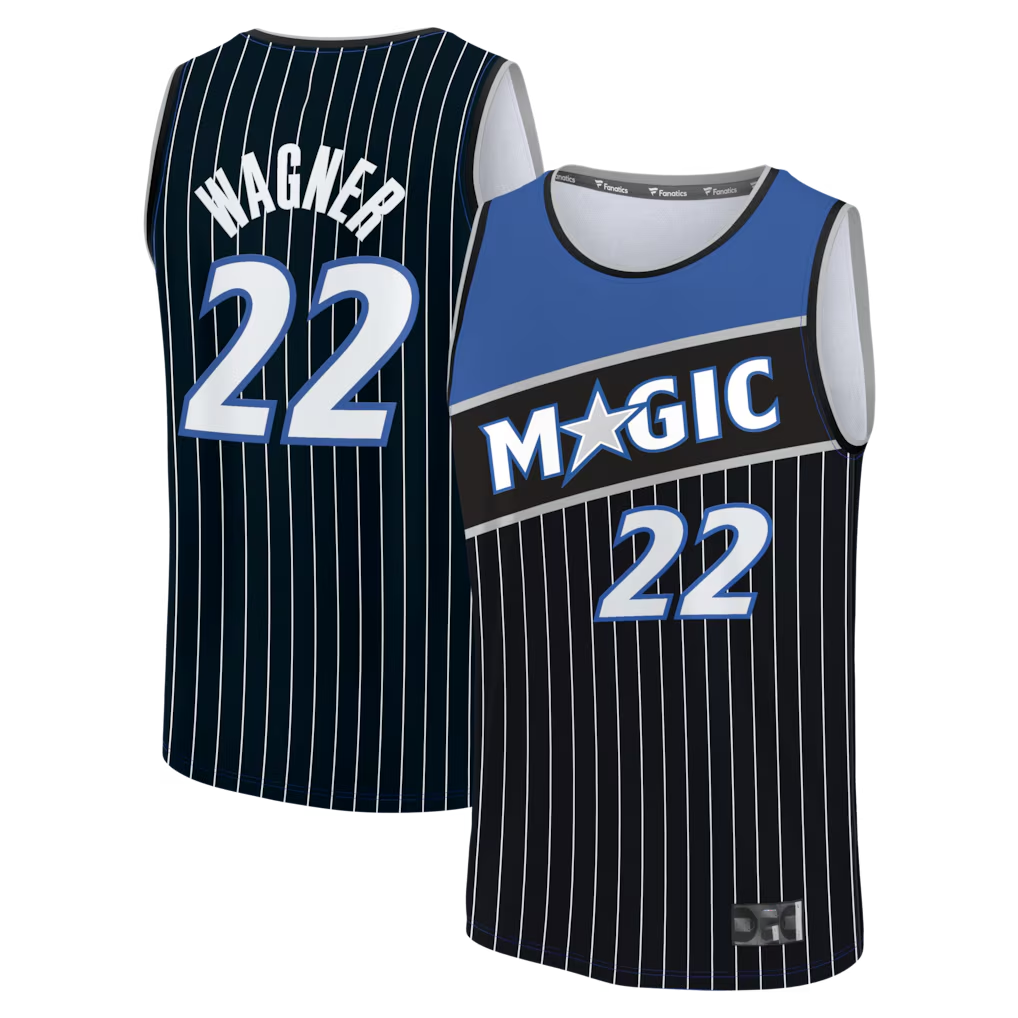 Leonaf O.Magic #22 Franz Wagner Black Fast Break Jerseys - Statement Edition