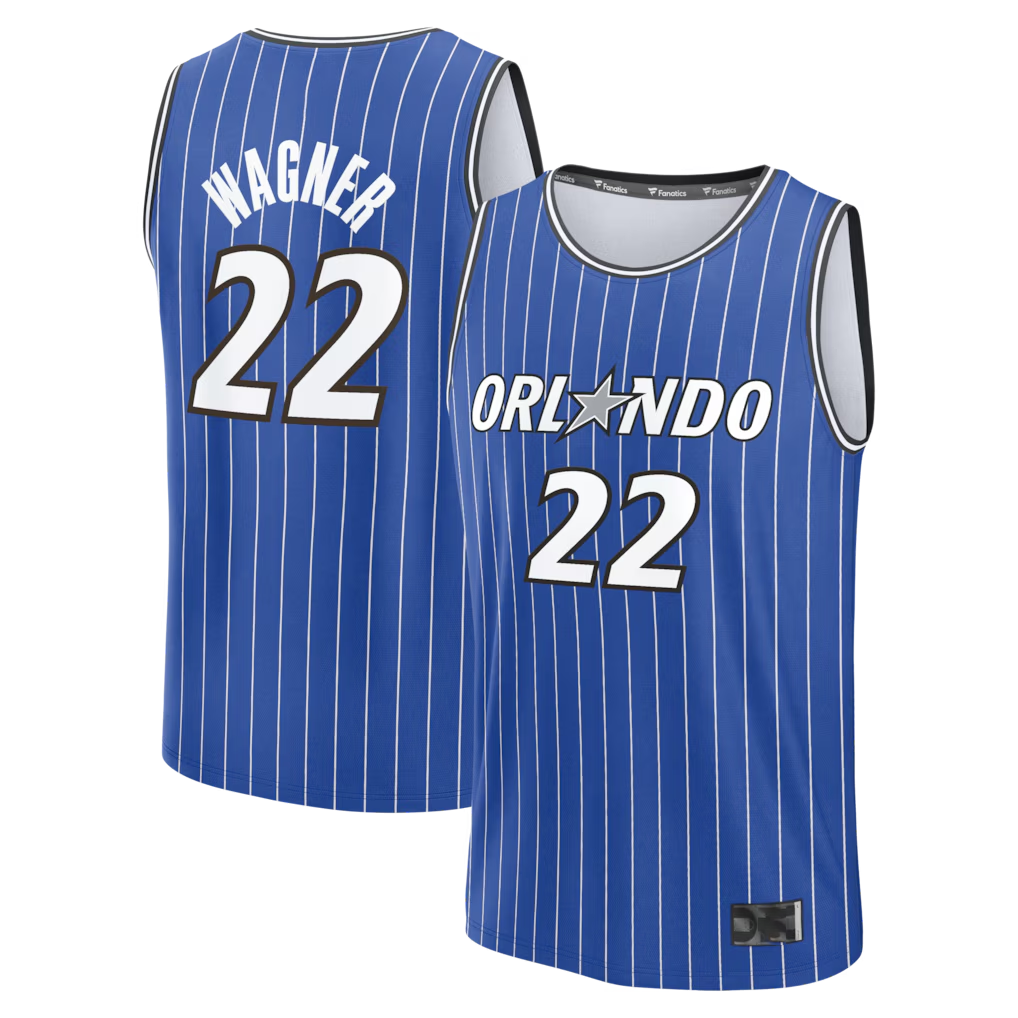 Leonaf O.Magic #22 Franz Wagner Blue Fast Break Replica Player Jerseys - Icon Edition