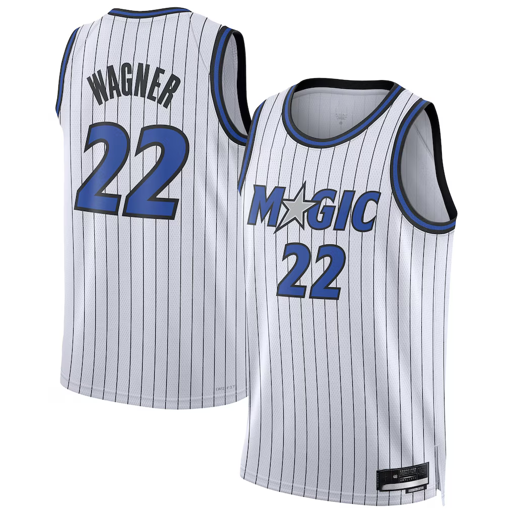 Leonaf O.Magic #22 Franz Wagner White Swingman Player Jerseys - Association Edition