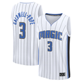 Leonaf O.Magic #3 Kentavious Caldwell-Pope  White Fast Break Replica Player Jerseys - Association Edition