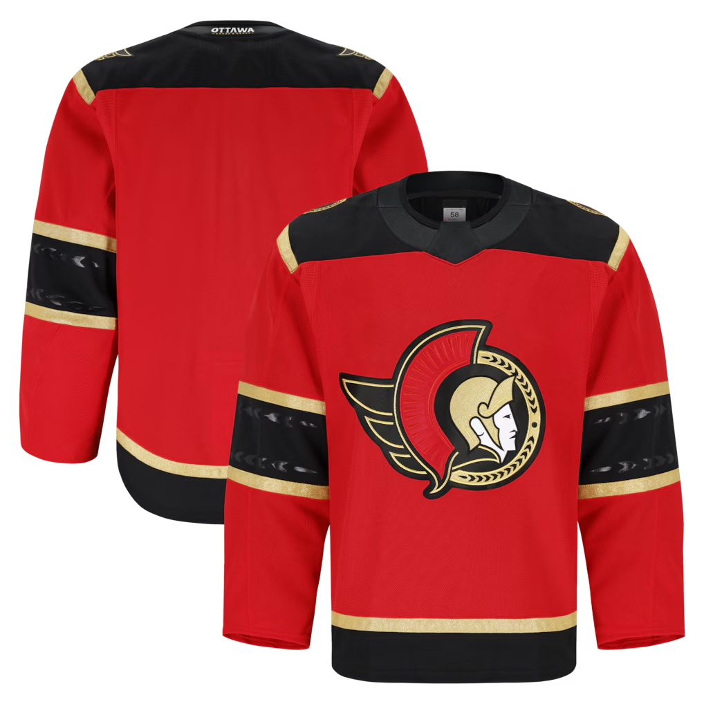 Seanshop O.Senators Red Alternate Authentic Pro Jerseys