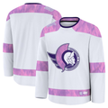 Seanshop O.Senators White 2024 Hockey Fights Cancer Practice Jerseys