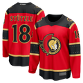 Seanshop O.Senators #18 Tim Stutzle Red Alternate Breakaway Jerseys