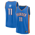 Leonaf OC.Thunder #11 Isaiah Joe Blue Fast Break Replica Player Stitched Jerseys- Icon Edition