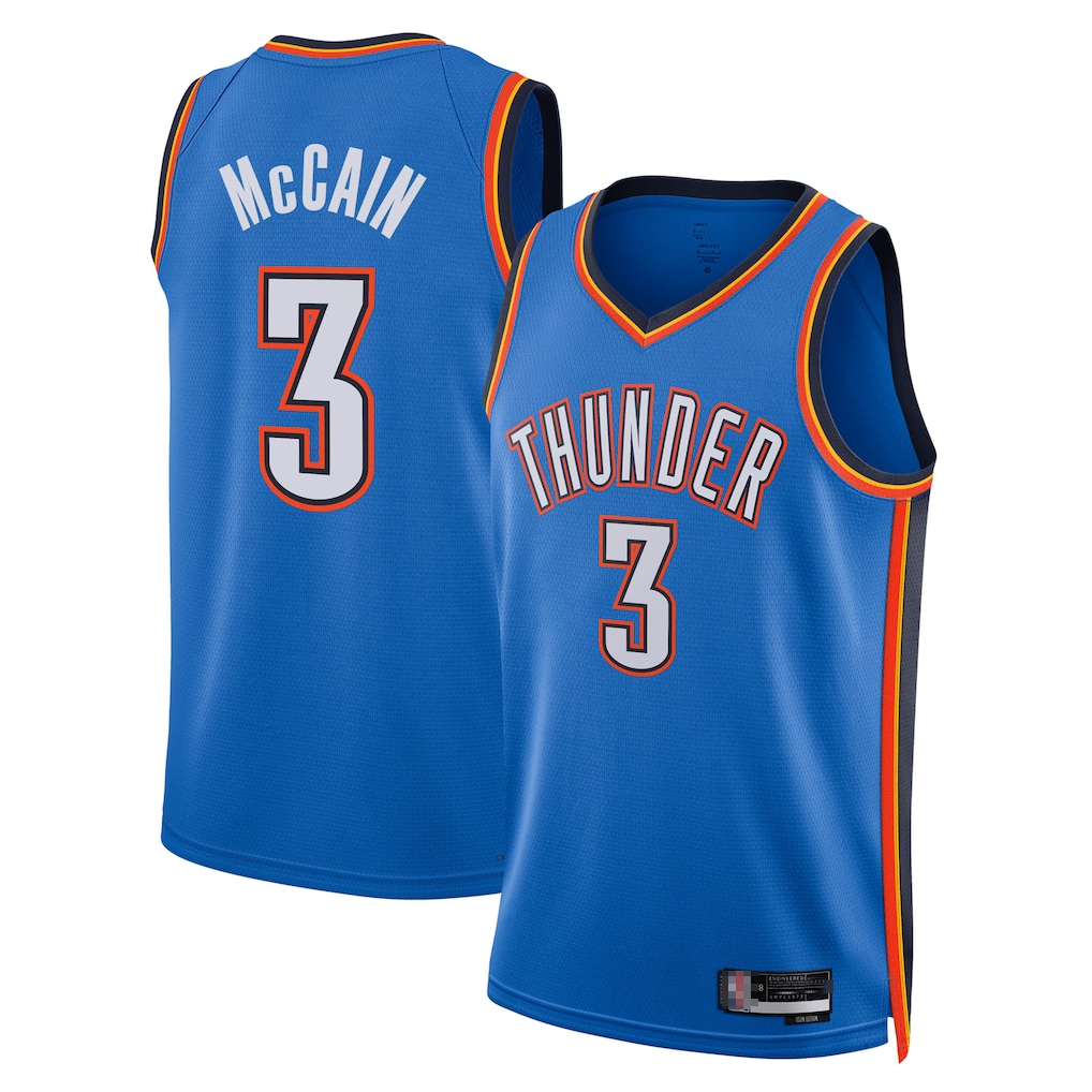 Leonaf OC.Thunder #3 Jalen Williams Blue Swingman Stitched Jerseys - Icon Edition