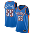 Leonaf OC.Thunder #55 Isaiah Hartenstein Blue Swingman Player Stitched Jerseys - Icon Edition