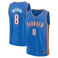 Leonaf OC.Thunder #8 Jalen Williams Blue Fast Break Replica Player Stitched Jerseys - Icon Edition