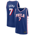 Seanshop P.76ers #7 Jaylen Brown Fanatics Royal Fast Break JerseyS - Icon Edition