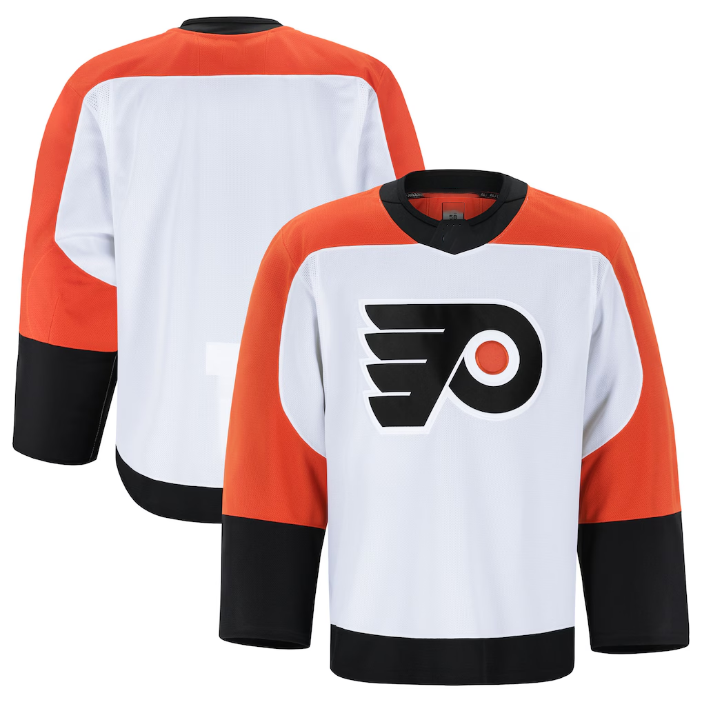 Seanshop P.Flyers White Away Authentic Pro Jerseys