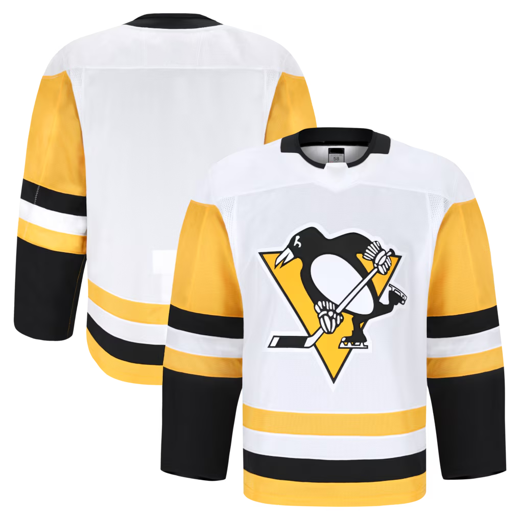 Seanshop P.Penguins White Away Premium Jersey