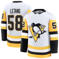 Seanshop P.Penguins #58 Kris Letang White Premium Jerseys