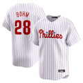 Seanshop P.Phillies #28 Alec Bohm Player White Home Limited Stitched Jerseys