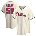 Seanshop P.Phillies #59 Jhoan Duran Player Cream Home Game Stitched Jerseys