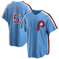 Seanshop P.Phillies #5 Bryson Stott Player Light Blue Home Game Stitched Jerseys