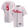 Seanshop P.Phillies #5 Bryson Stott Player White Home Game Stitched Jerseys