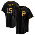 Seanshop P.Pirates #15 Oneil Cruz Player Black Alternate 2025 Home Game Stitched Jerseys
