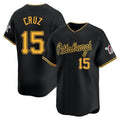 Seanshop P.Pirates #15 Oneil Cruz Player Black Home Limited Stitched Jerseys