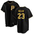 Seanshop P.Pirates #23 Mitch Keller Player Black Home Game Stitched Jerseys