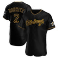 Seanshop P.Pirates #2 Spencer Horwitz Player Black Home Limited Elite Stitched Jerseys