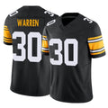 Seanshop P.Steelers #30 Jaylen Warren Player Black Limited Alternate Vapor F.U.S.E. Home Game Stitched Jerseys