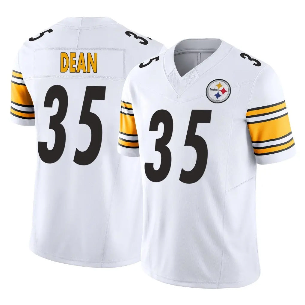 Seanshop P.Steelers #35 Jamel Dean Player White Limited Vapor F.U.S.E. Home Game Stitched Jerseys