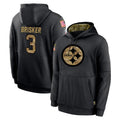 Seanshop P.Steelers #3 Jaquan Brisker Player Black Salute to Service Hoodies Limited Game Stitched Jerseys