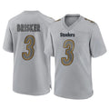 Seanshop P.Steelers #3 Jaquan Brisker Player Gray Atmosphere Fashion Home Game Stitched Jerseys