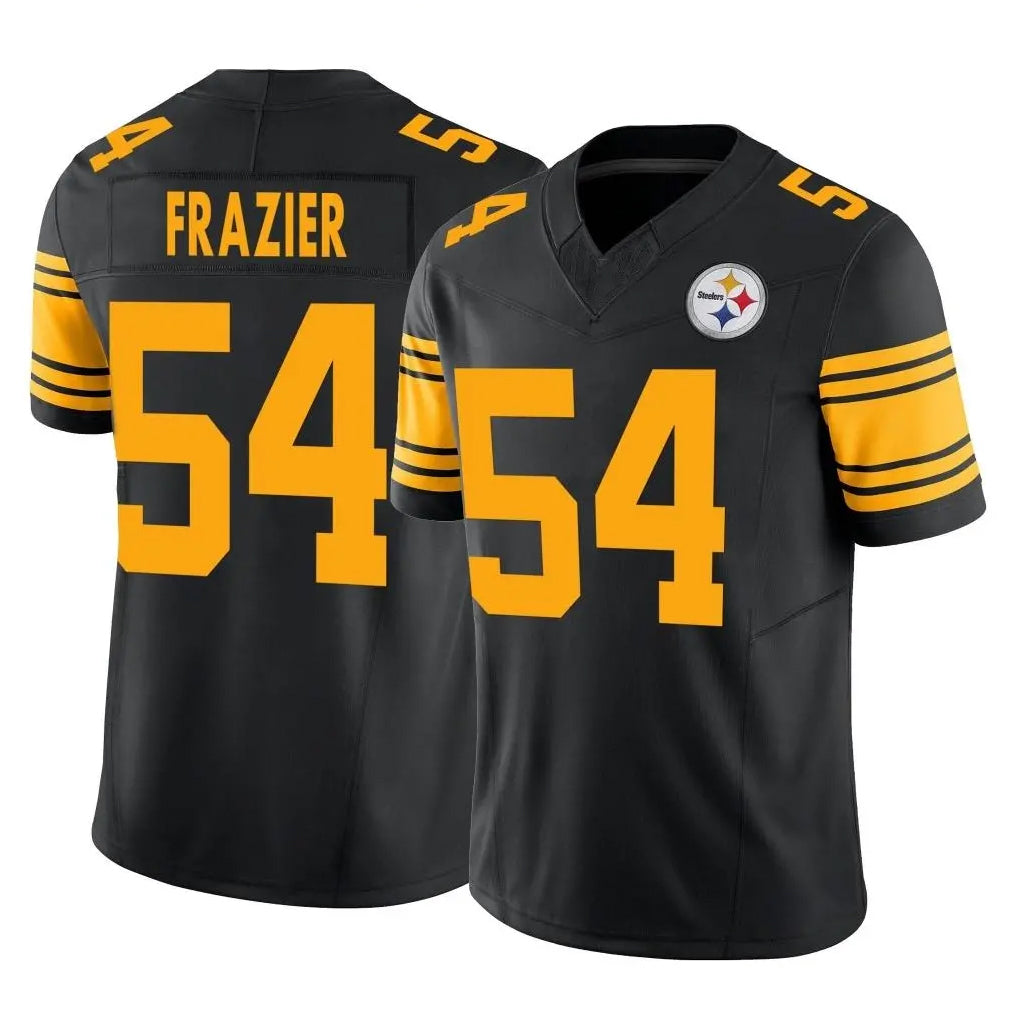 Seanshop P.Steelers #54 Zach Frazier Player Black Limited 2nd Alternate Vapor F.U.S.E. Home Game Stitched Jerseys