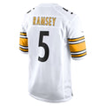 Seanshop P.Steelers #5 Jalen Ramsey Player White Home Game Stitched Jerseys