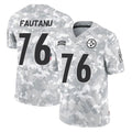 Seanshop P.Steelers #76 Troy Fautanu Player Arctic Camo Limited Salute To Service Home Game Stitched Jerseys