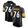 Seanshop P.Steelers #76 Troy Fautanu Player Black Home Game Stitched Jerseys