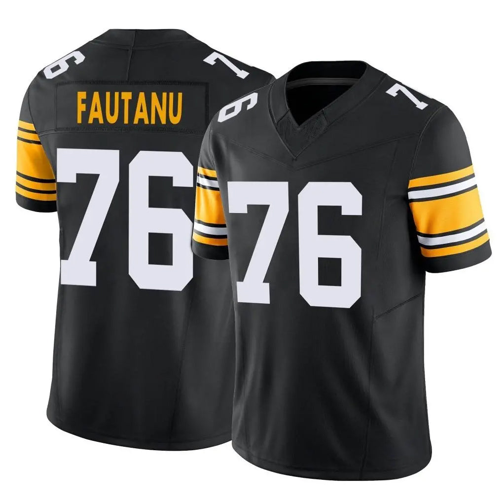 Seanshop P.Steelers #76 Troy Fautanu Player Black Limited Alternate Vapor F.U.S.E. Home Game Stitched Jerseys