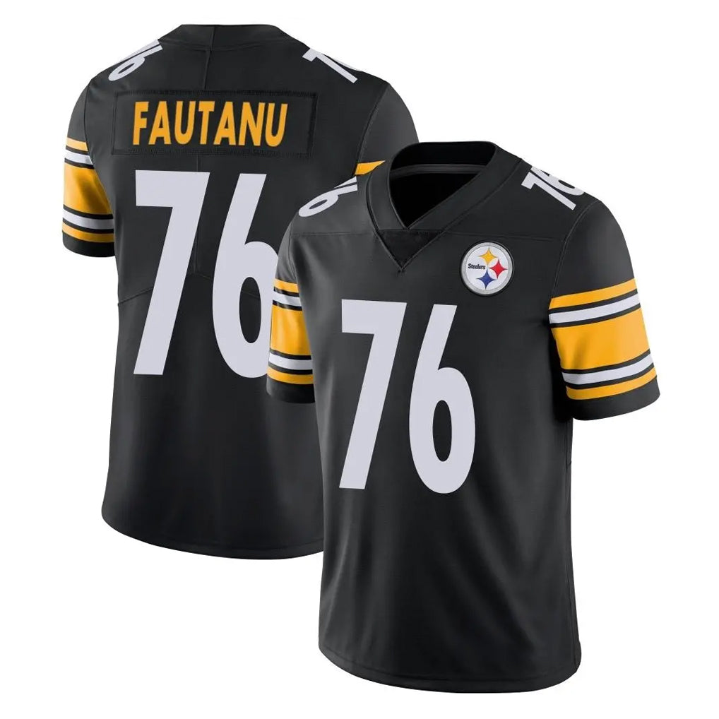Seanshop P.Steelers #76 Troy Fautanu Player Black Limited Vapor Untouchable Home Game Stitched Jerseys