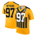 Seanshop P.Steelers #97 Cameron Heyward Player Gold Legend Limited 1933 Throwback Performance Home Game Stitched Jerseys