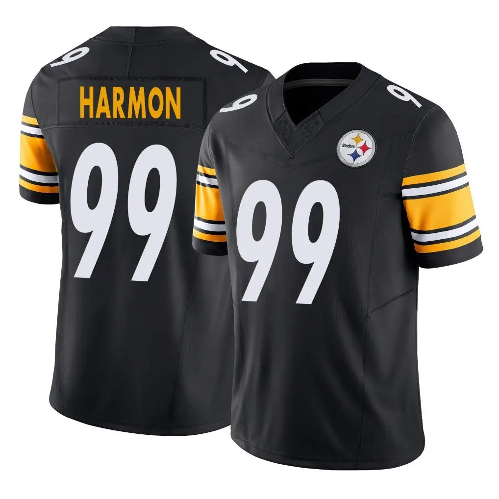 Seanshop P.Steelers #99 Derrick Harmon Player Black Limited Vapor F.U.S.E. Home Game Stitched Jerseys