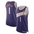 Leonaf P.Suns #1 Devin Booker Purple Authentic Jerseys - Icon Edition