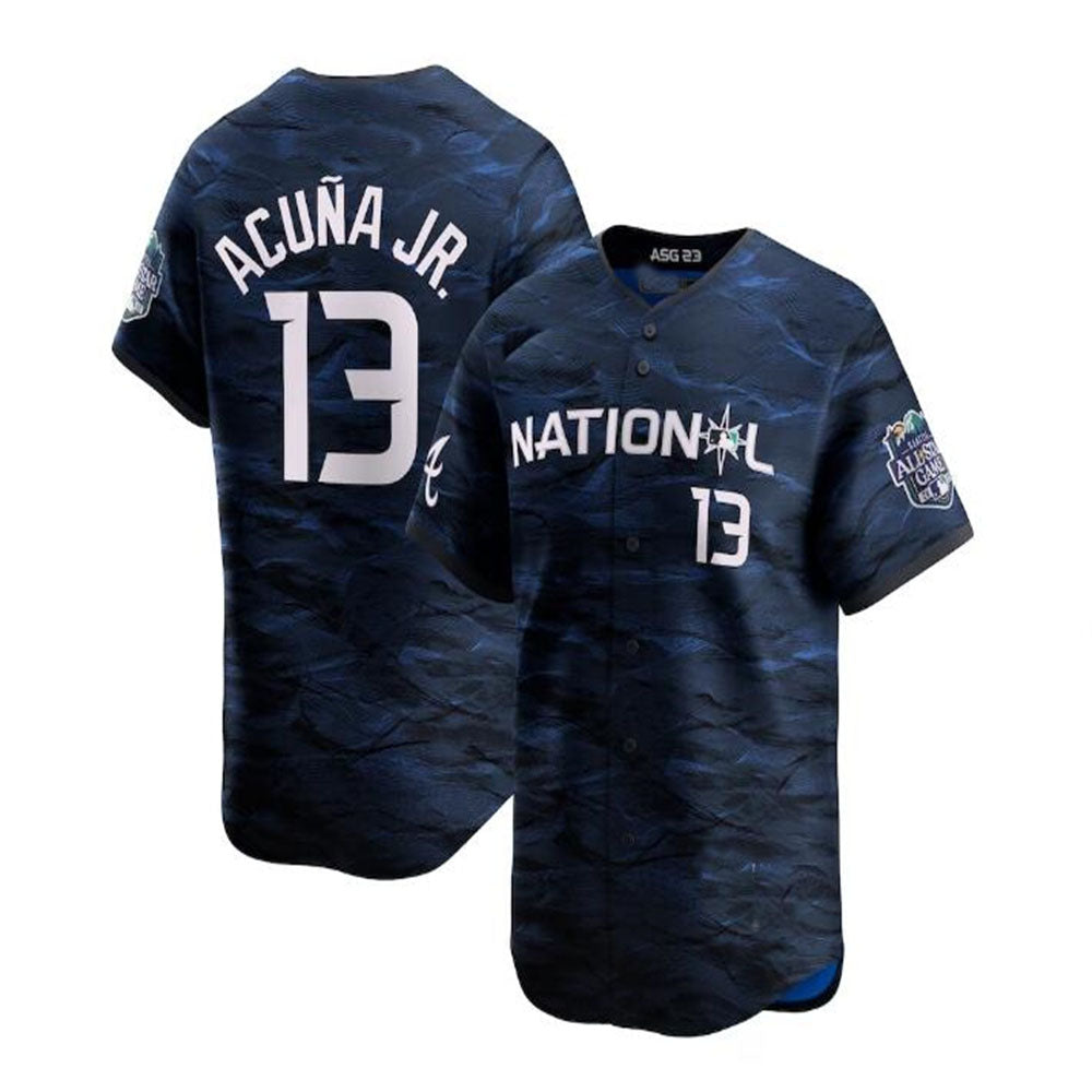 Seanshop A.Braves #13 Ronald Acuna Jr. National League 2023 All-Star Game Limited Player Jersey - Royal Personalized Jerseys